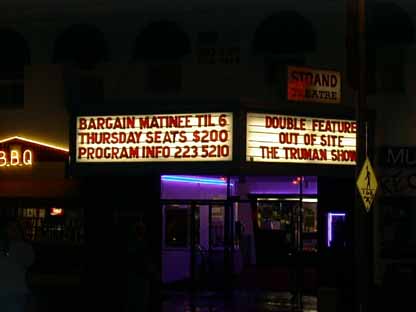 Strand Theatre at Night L1.JPG (15908 bytes)
