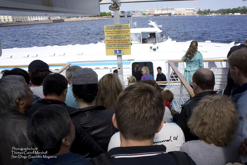 Hydrofoil to Peterhof Palace